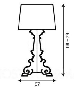 Bourgie-lamp-Kartell-veelkleurig-blauw-Ferruccio-Laviani-D-450x450