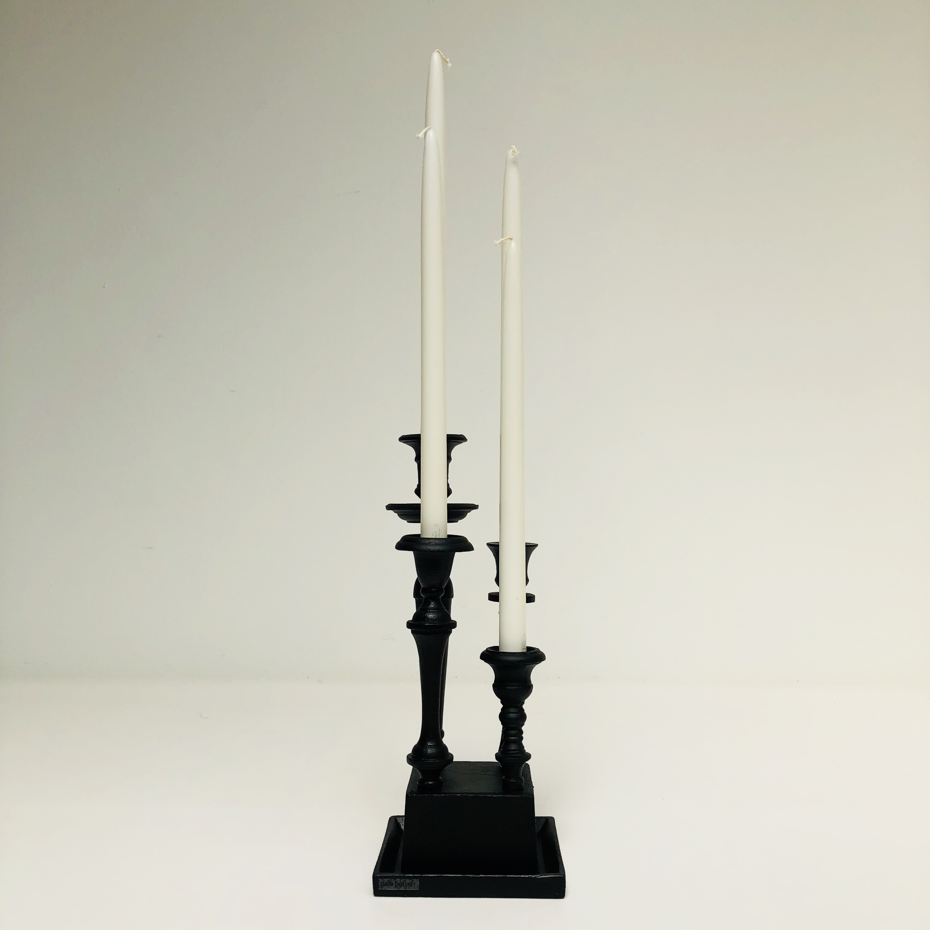 waarom Wind hangen Candle Stand Block 4 Black Pols Potten - Hello Design Classics